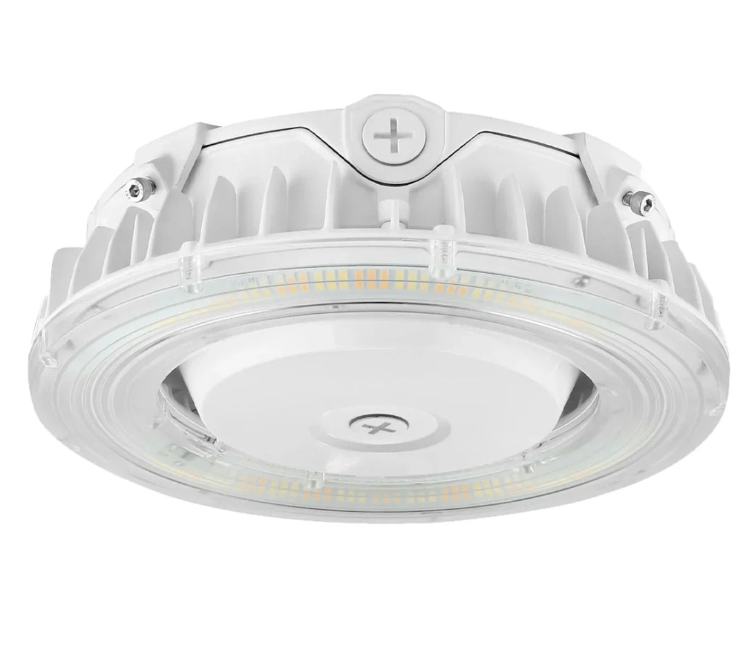 Envision LED Round Canopy Light: Slim-Line 3-CCT & 5-Power Select 100W/90W/80W/70W/60W - White