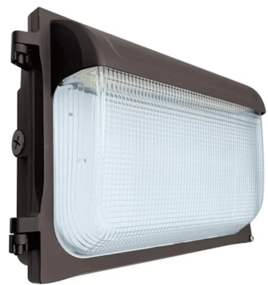 Envision LED Slim Wall Pack: SL-Line 3-CCT & 5-Power Select w/ Photocell 120W/100W/80W - Bronze