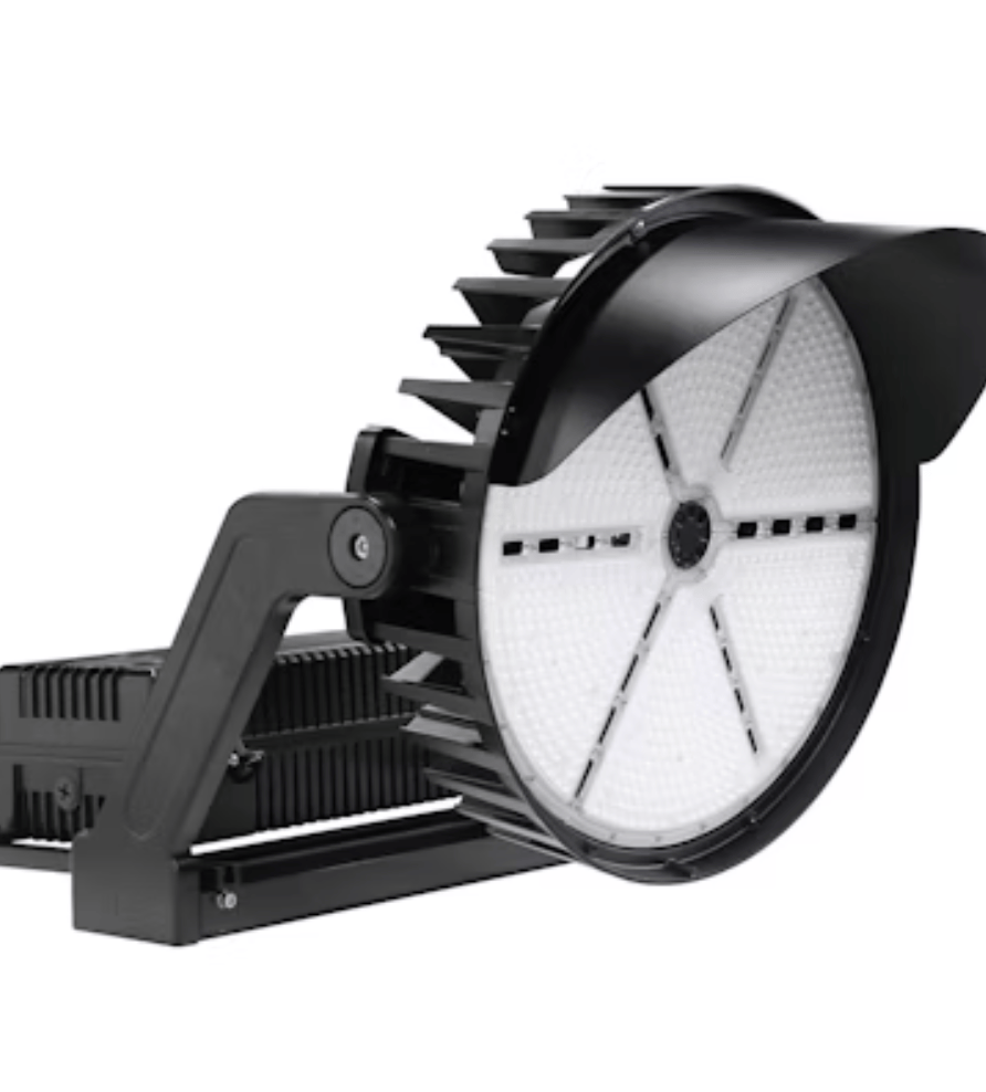 Envision LED Sports Light Fixture: Magna-Line Round RGB 500W - Black