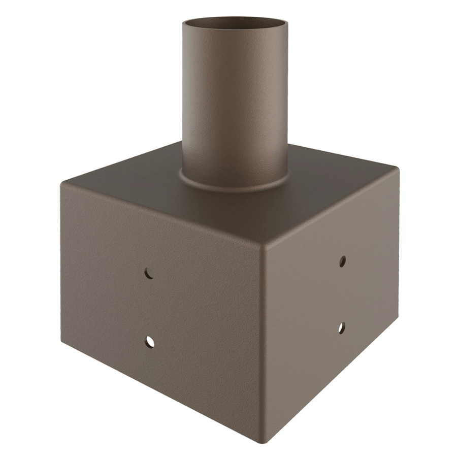 Envision LED Tenon: Square 5" Pole Reducer to 2.36" - Bronze