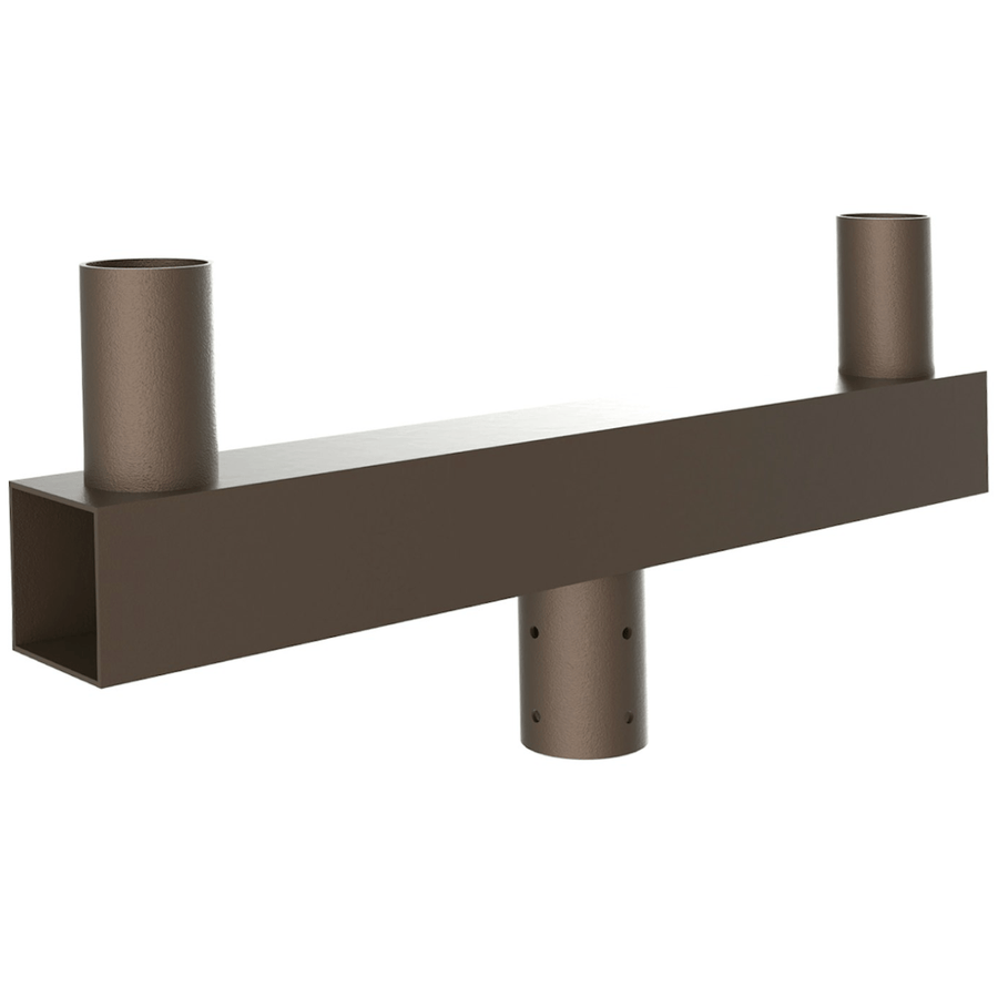 Envision LED Tenon: Square Bullhorn 2-Head Adapter - Bronze