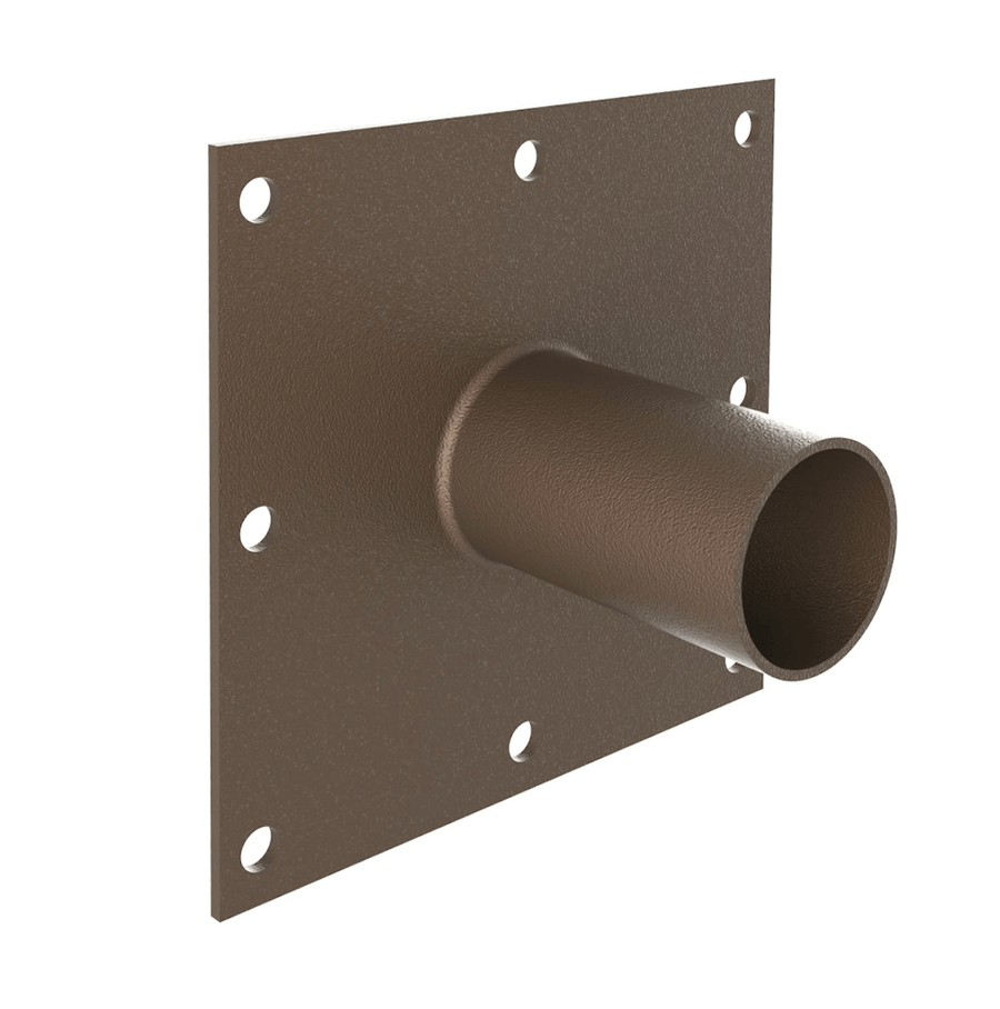 Envision LED Tenon: Wall Mount Straight 4" Mounting Bracket Bronze Finish