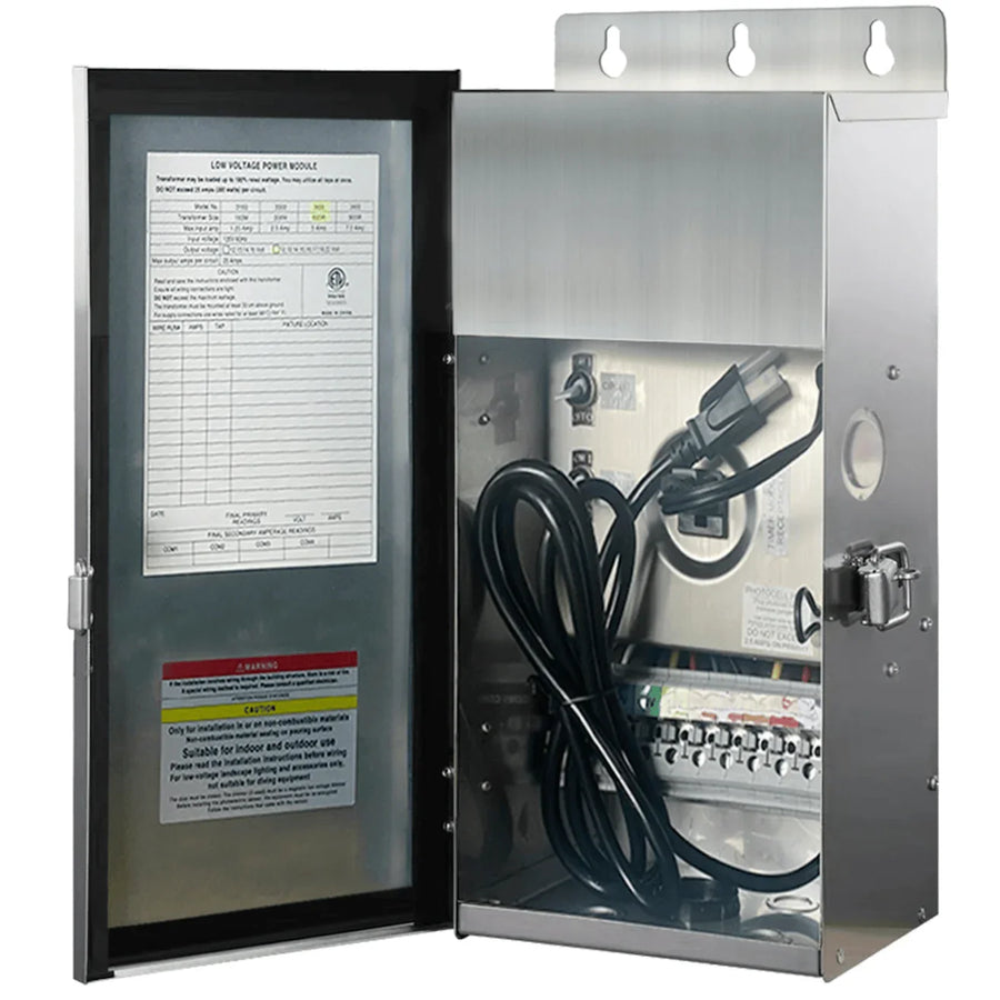 Transformer Input Tap 600W Multi-Tap Outdoor Transformer, Input: 120V – SmartLED Supply