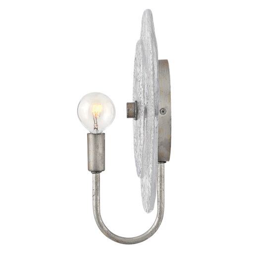 Rene FR30120GG  Medium Single Light Sconce - Gray