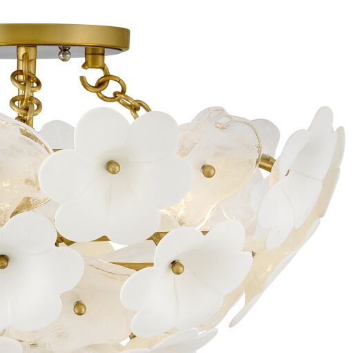 Marianne FR41963DG  Medium Semi-Flush Mount - Gold