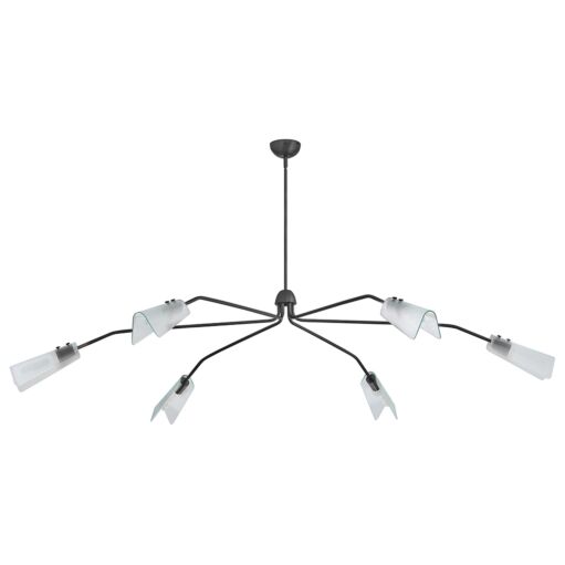 Altman 48306GMT  Extra Large Low Profile Chandelier - Gray