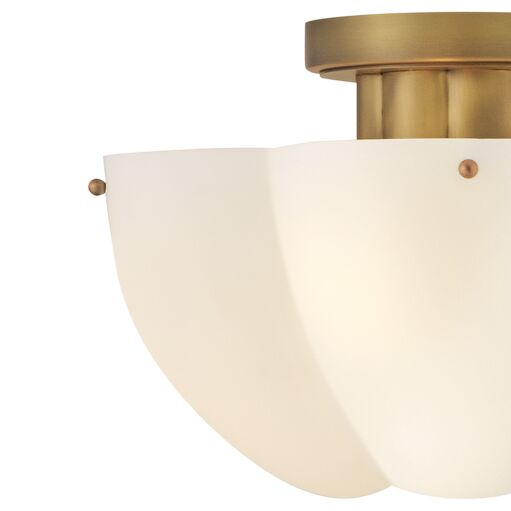 Becca 47583HB Medium Semi-Flush Mount - Bronze