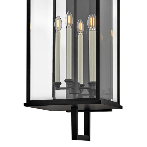 Weymouth 20019BK New Extra Large Wall Mount Lantern - Black