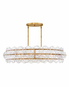 Rene FR30124DA - Large Drum Chandelier - Bronze