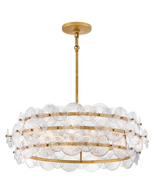 Rene FR30126DA - Medium Drum Chandelier - Bronze