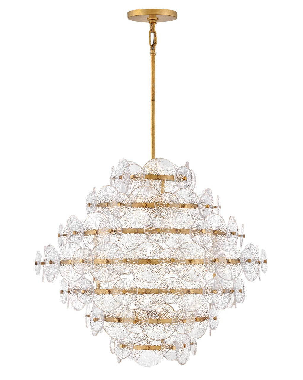 Rene FR30128DA - Medium Multi Tier Chandelier - Bronze