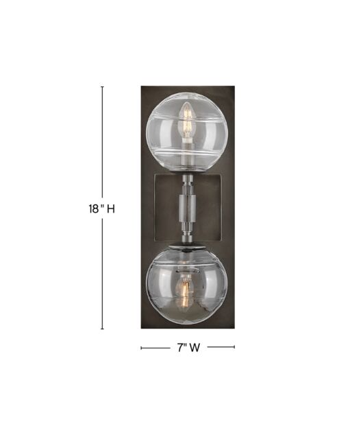 Oberon FR30502BX - Medium Two Light Sconce