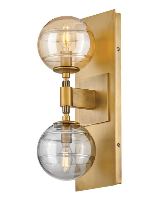 Oberon FR30502HBR - Medium Two Light Sconce