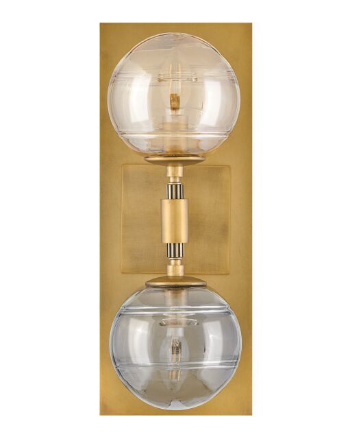 Oberon FR30502HBR - Medium Two Light Sconce