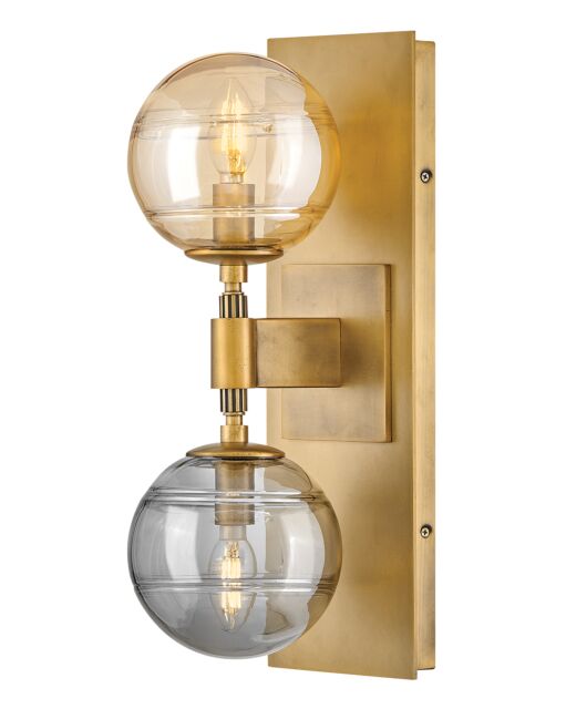 Oberon FR30502HBR - Medium Two Light Sconce