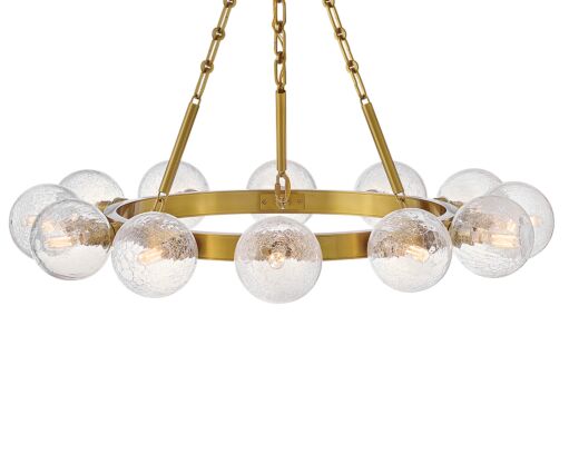 Coco FR30524LCB Medium Single Tier Chandelier - Bronze