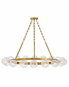 Coco FR30526LCB - Extra Large Single Tier Chandelier - Gold