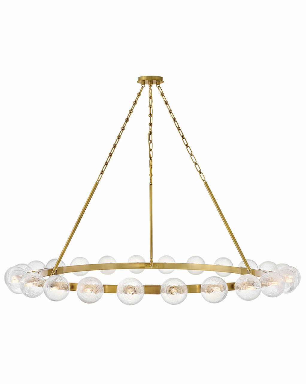 Coco FR30526LCB - Extra Large Single Tier Chandelier - Gold