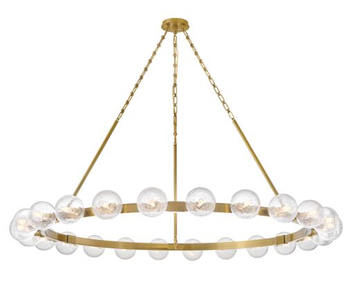 Coco FR30526LCB - Extra Large Single Tier Chandelier - Gold