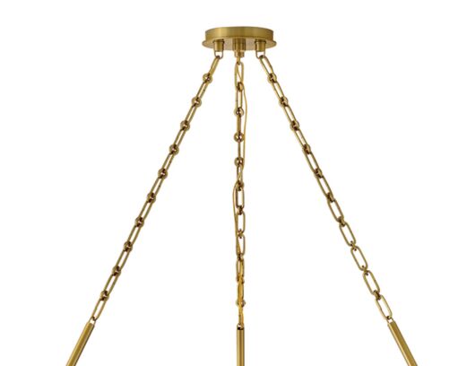 Coco FR30526LCB - Extra Large Single Tier Chandelier - Gold