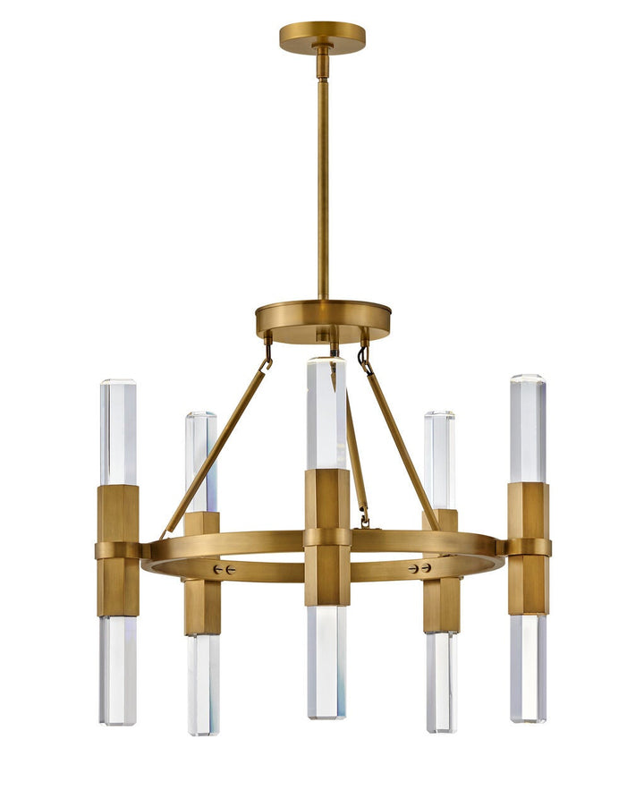 Cecily FR30604HBR - Medium Single Tier Chandelier - Bronze