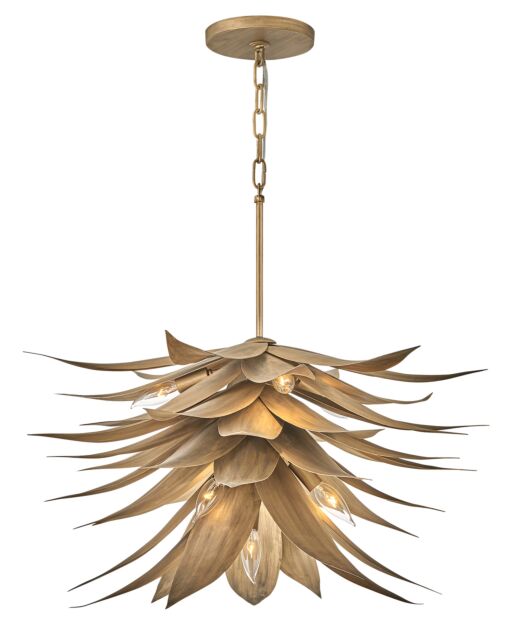 Agave FR30815BNG - Medium Single Tier Chandelier - Gold