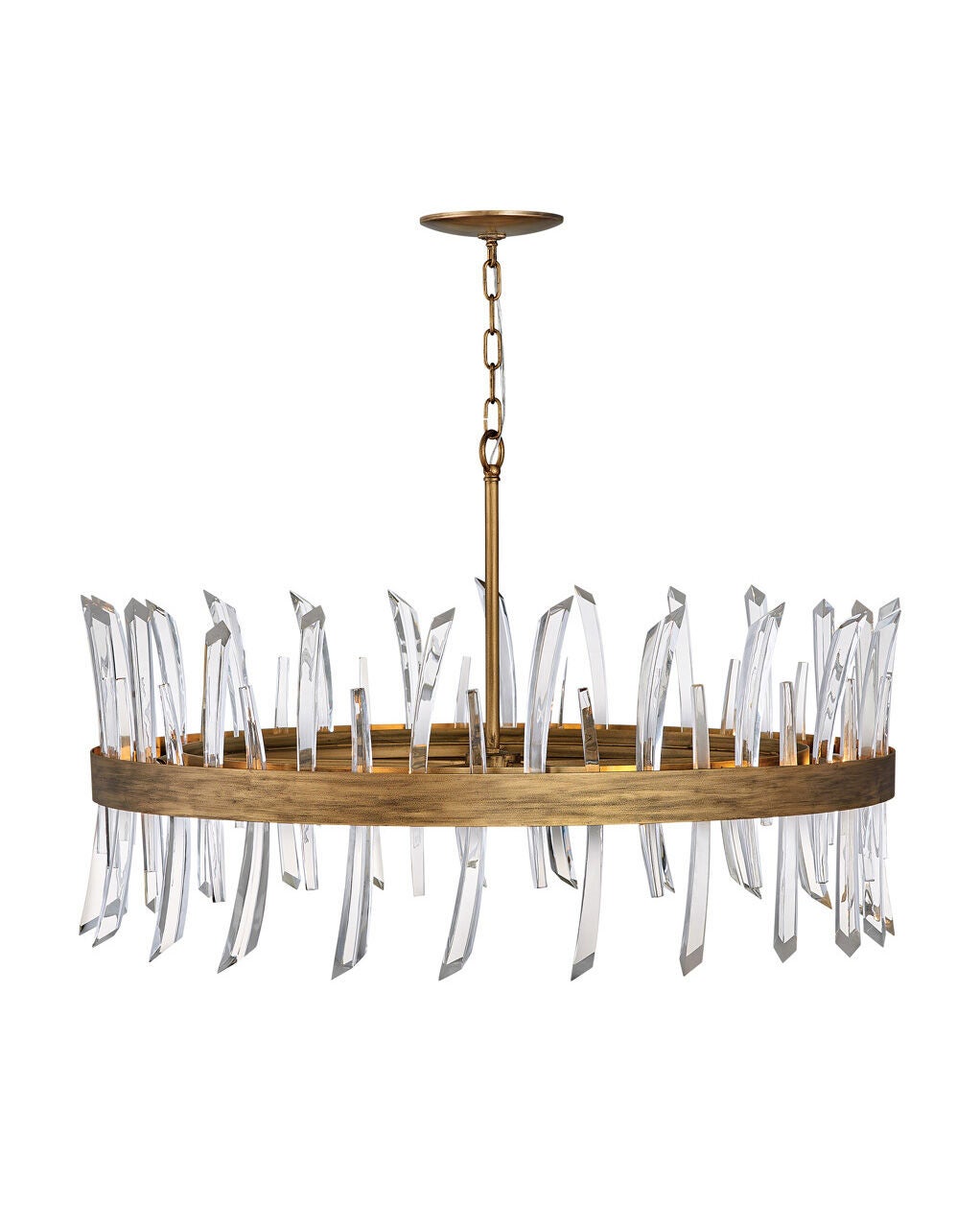 Revel FR30905BNG - Large Single Tier Chandelier - Gold