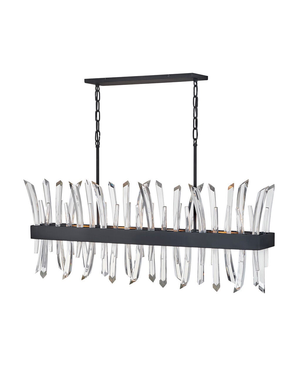 Revel FR30908BLK - Medium Four Light Linear - Black