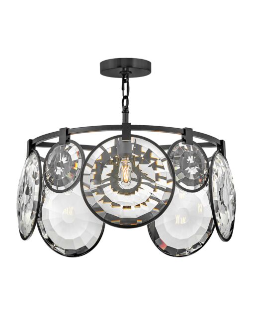 Nala FR31263BLK Small Convertible Chandelier