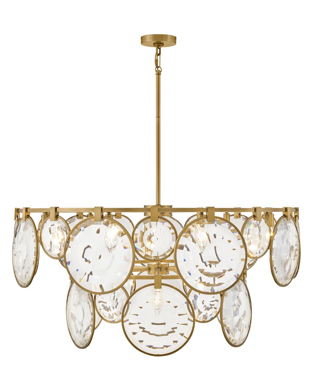 Nala FR31268HBR - Large Multi Tier Chandelier - Bronze