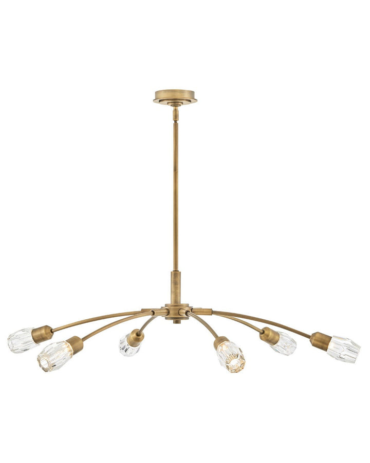 Atera FR33326HB - Large Single Tier Chandelier - Bronze