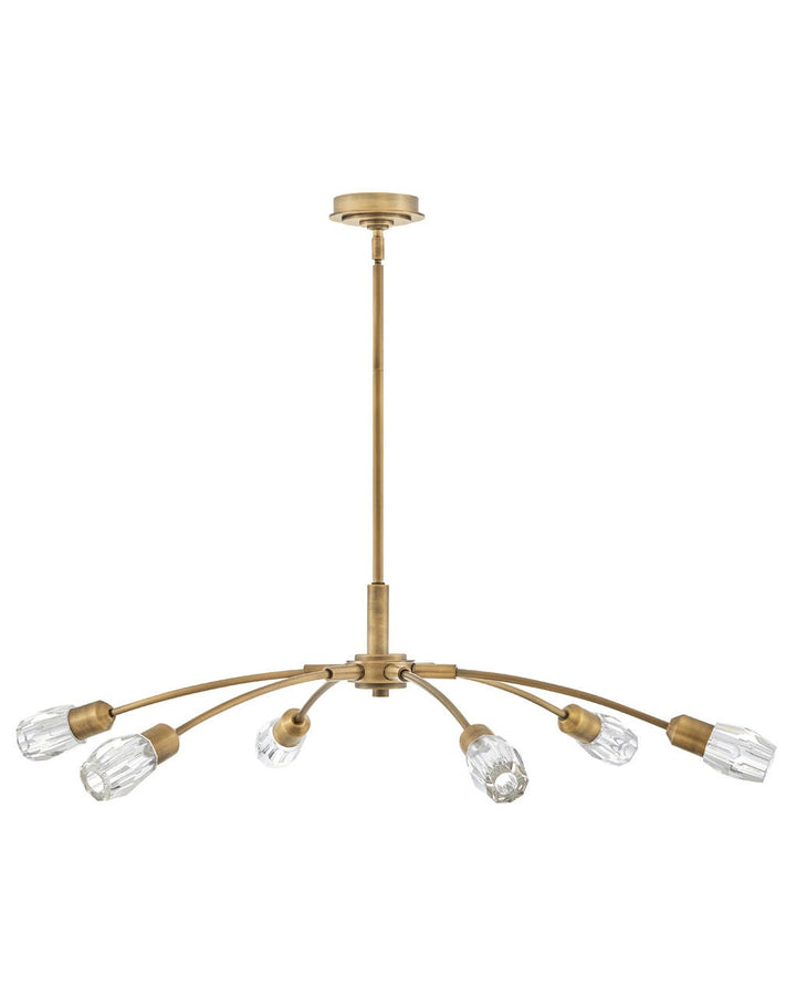 Atera FR33326HB - Large Single Tier Chandelier - Bronze