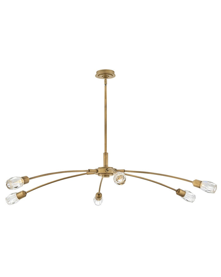 Atera FR33328HB - Extra Large Single Tier Chandelier - Bronze