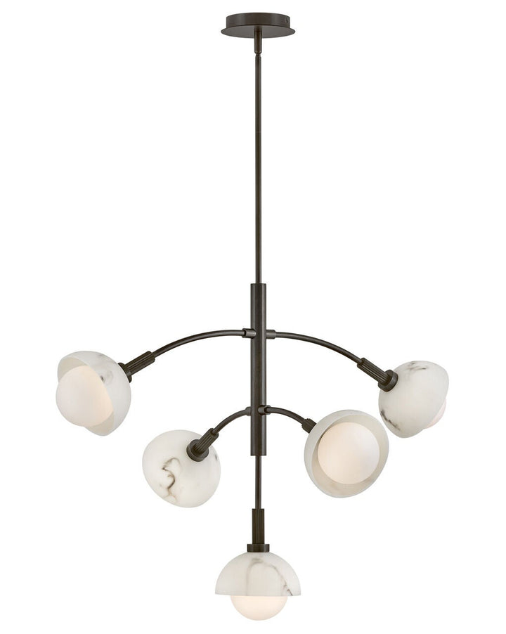 Phoebe FR38405BX - Medium Multi Tier Chandelier - Black