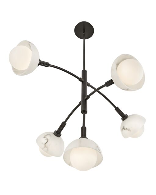 Phoebe FR38405BX - Medium Multi Tier Chandelier - Black