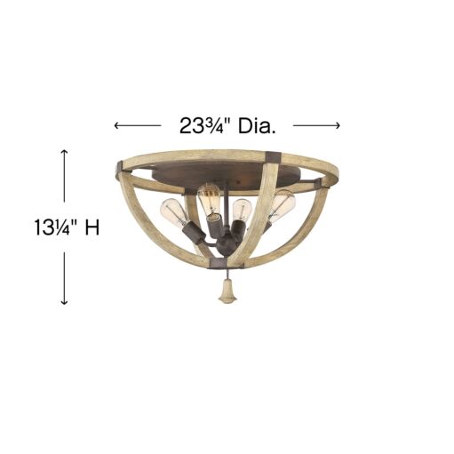 Middlefield FR40571IRR - Large Flush Mount