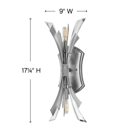 Vida FR40902GG Two Light Sconce