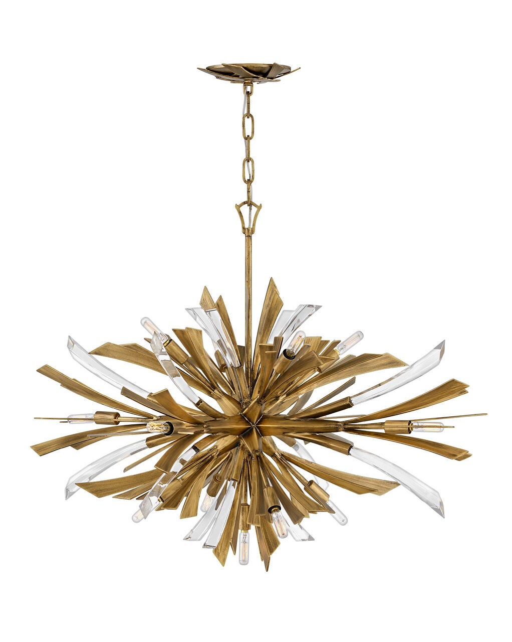 Vida FR40906BNG - Medium Single Tier Pendant - Gold