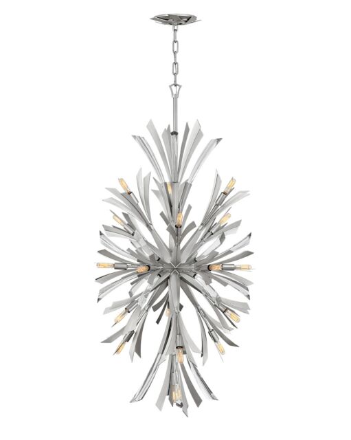 Vida FR40907GG - Medium Orb Chandelier - Silver