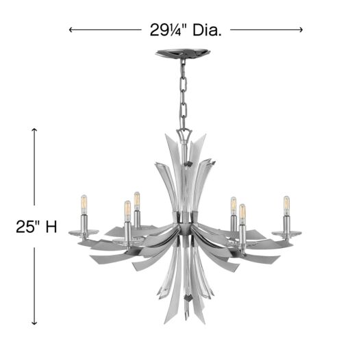 Vida FR40908GG - Medium Single Tier - Silver