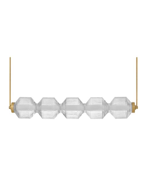 Reign FR41465LCB - Medium Five Light LED Linear - Copper