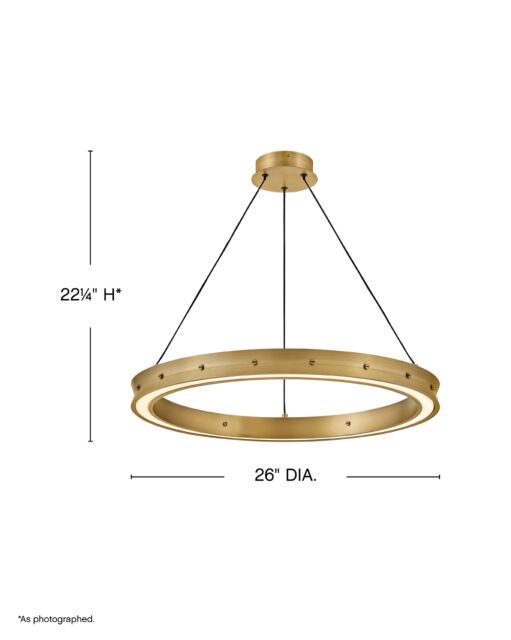 Althea FR41475LCB - Medium Chandelier - Copper