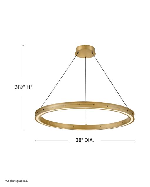 Althea FR41476LCB - Large Chandelier - Bronze