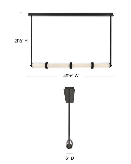 Cy FR41486BK - Large Linear - Black