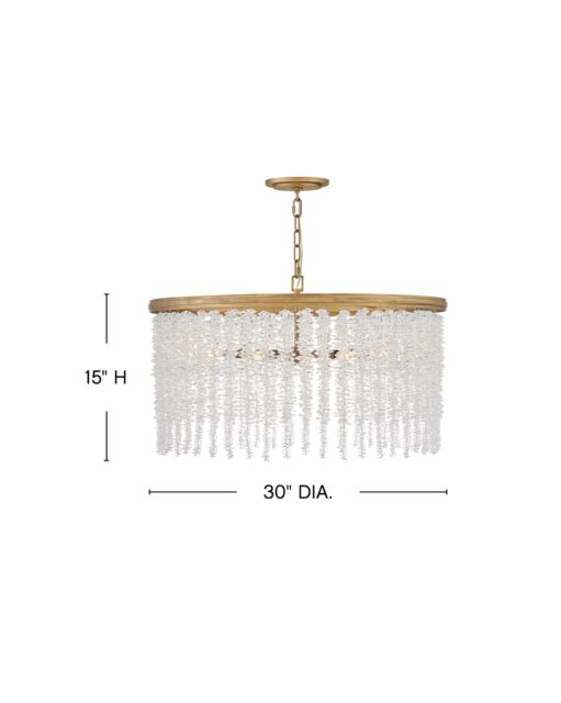 Rubina FR41494BNG - Medium Convertible Chandelier