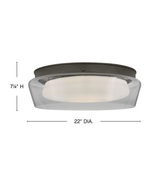 Demi FR41513BX - Medium Flush Mount