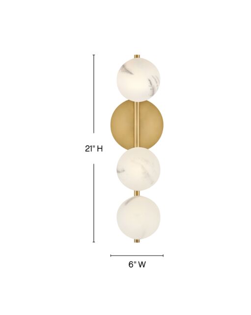 Selene FR41900LCB - Large Three Light Sconce