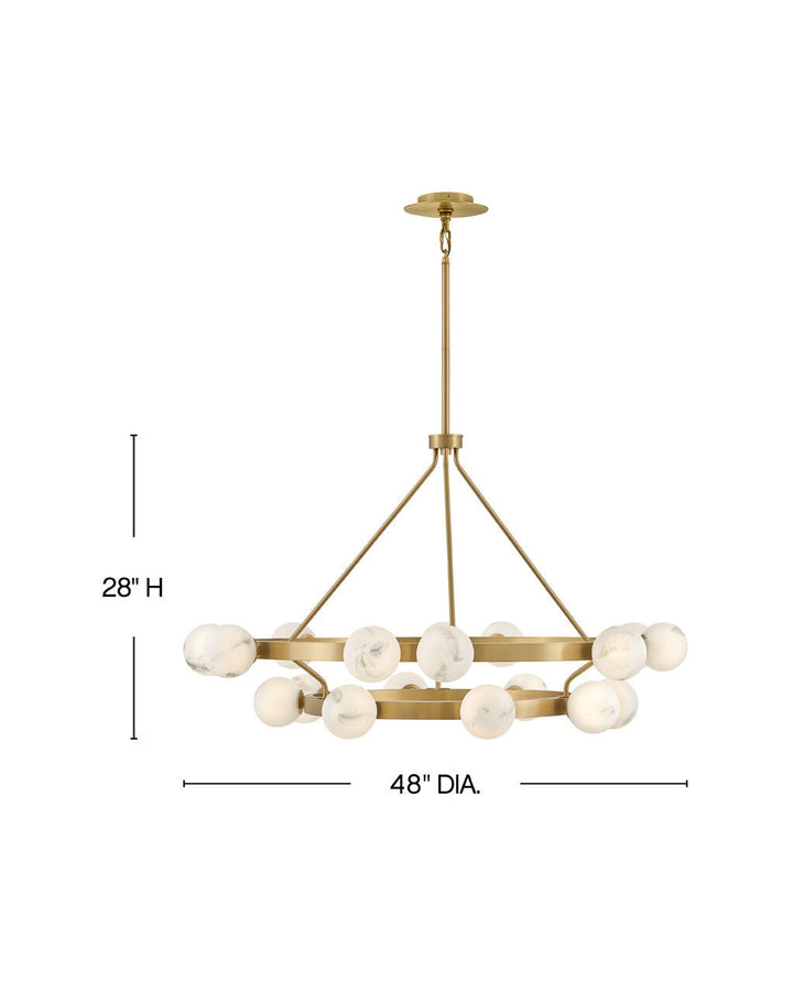 Selene FR41905LCB - Large Multi Tier Chandelier - Bronze