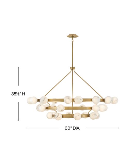 Selene FR41908LCB - Double XL Multi Tier Chandelier - Bronze