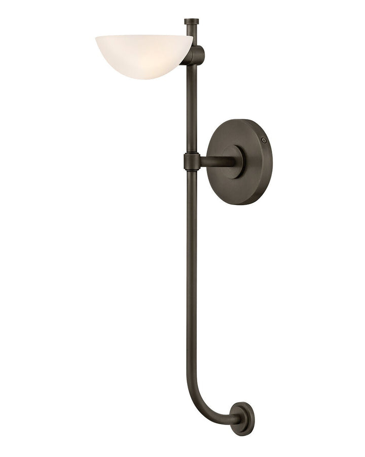 Merit FR42110BX Large Single Light Sconce - Black